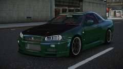 Nissan Skyline R34 Nudtap para GTA 4