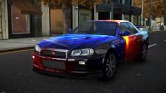 Nissan Skyline R34 Olasin S6 para GTA 4