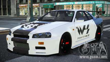 Nissan Skyline R34 Tardu para GTA 4