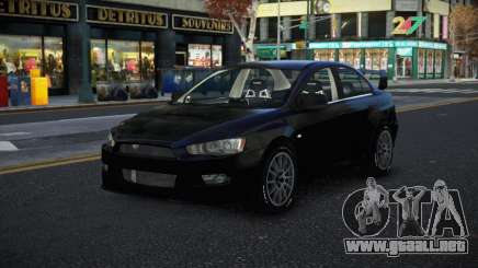 Mitsubishi Lancer Evolution X Zitugitop para GTA 4