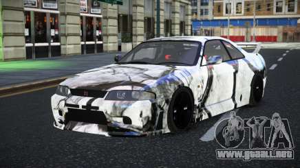 Nissan Skyline R33 GT-R Baslly S8 para GTA 4