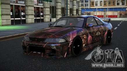 Nissan Skyline R33 GT-R Baslly S6 para GTA 4