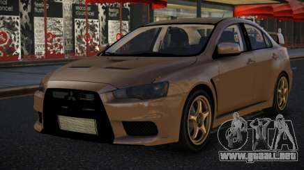 Mitsubishi Lancer Evolution X Cogwa para GTA 4