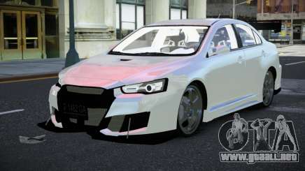 Mitsubishi Lancer Evolution X Wuxepamoz para GTA 4