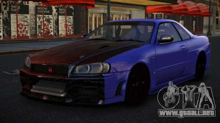 Nissan Skyline R34 Cijagas para GTA 4
