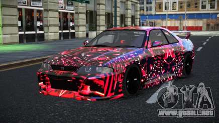 Nissan Skyline R33 GT-R Baslly S4 para GTA 4