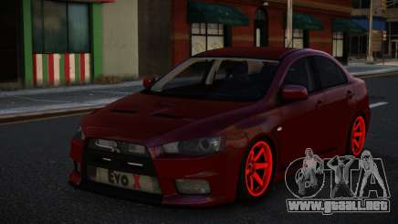Mitsubishi Lancer Evolution X Xofiweyor para GTA 4