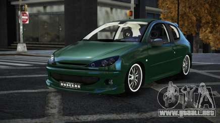 Peugeot 206 Wobaneni para GTA 4