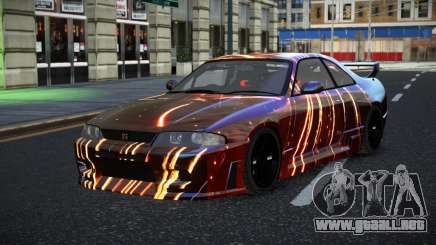 Nissan Skyline R33 GT-R Baslly S12 para GTA 4