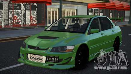 Mitsubishi Lancer Evolution VIII Quzafuro para GTA 4