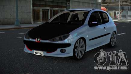 Peugeot 206 Zevhari para GTA 4