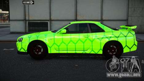 Nissan Skyline R34 Vinor S8 para GTA 4