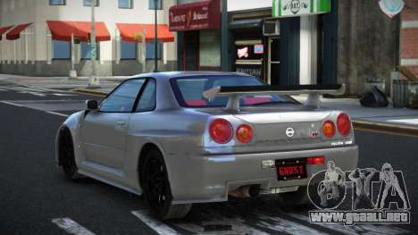 Nissan Skyline R34 Thjesna para GTA 4