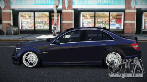 Mercedes-Benz C63 AMG Peluqoj para GTA 4