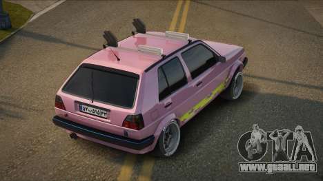 Volkswagen Golf Mk2 (Camber Style) para GTA San Andreas