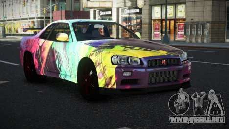 Nissan Skyline R34 Vinor S7 para GTA 4