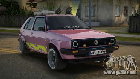 Volkswagen Golf Mk2 (Camber Style) para GTA San Andreas