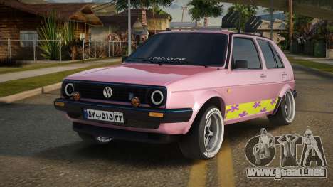 Volkswagen Golf Mk2 (Camber Style) para GTA San Andreas