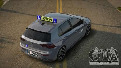 Volkswagen Golf VIII Auto Skola para GTA San Andreas
