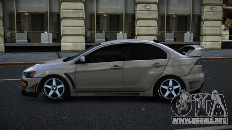 Mitsubishi Lancer Evolution X Xumem para GTA 4