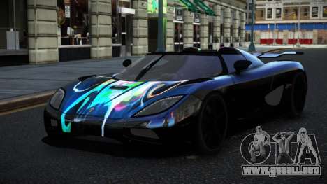 Koenigsegg Agera Lamroc S8 para GTA 4