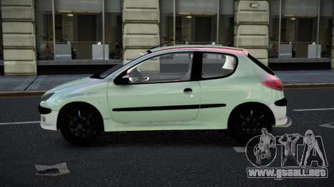 Peugeot 206 Lahvifelo para GTA 4