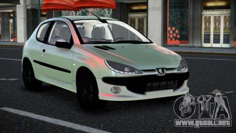 Peugeot 206 Lahvifelo para GTA 4
