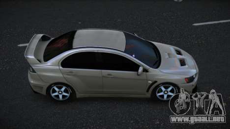 Mitsubishi Lancer Evolution X Xumem para GTA 4