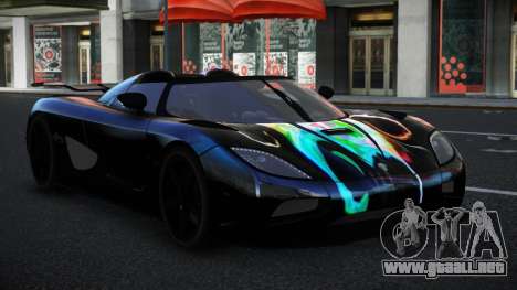 Koenigsegg Agera Lamroc S8 para GTA 4