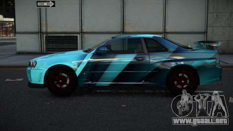 Nissan Skyline R34 Vinor S3 para GTA 4