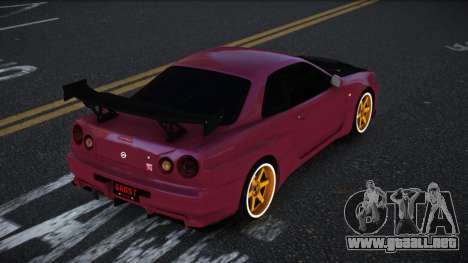 Nissan Skyline R34 Lepob para GTA 4