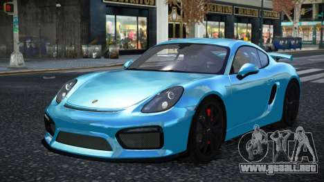 Porsche Cayman GT4 Zeblose para GTA 4