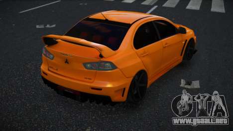 Mitsubishi Lancer Evolution X Taxdug para GTA 4