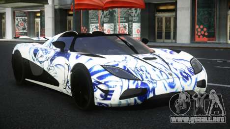 Koenigsegg Agera Lamroc S7 para GTA 4