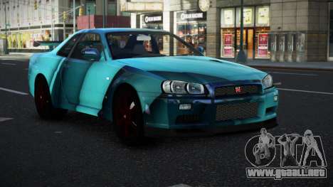 Nissan Skyline R34 Vinor S3 para GTA 4