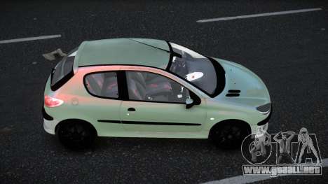 Peugeot 206 Lahvifelo para GTA 4