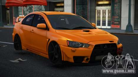 Mitsubishi Lancer Evolution X Taxdug para GTA 4