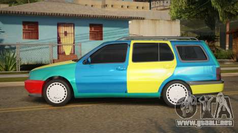 1998 Volkswagen Golf Mk3 Variant Harlequin para GTA San Andreas