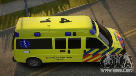 GMC Savana - Mental Health Ambulance para GTA San Andreas