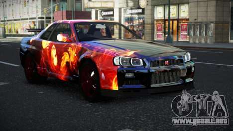 Nissan Skyline R34 Vinor S9 para GTA 4