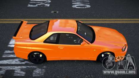 Nissan Skyline R34 Segihoruf para GTA 4