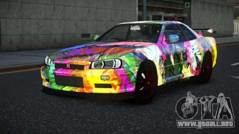 Nissan Skyline R34 Vinor S4 para GTA 4