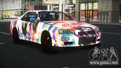 Nissan Skyline R34 Vinor S2 para GTA 4
