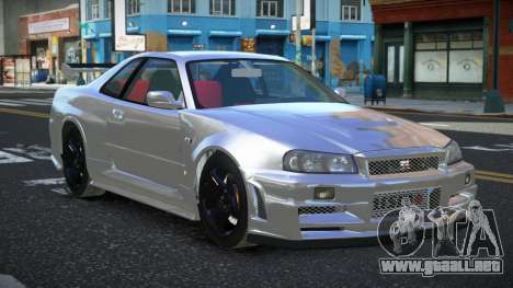 Nissan Skyline R34 Thjesna para GTA 4