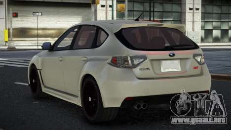 Subaru Impreza Tumit para GTA 4