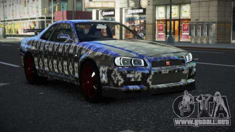 Nissan Skyline R34 Vinor S6 para GTA 4