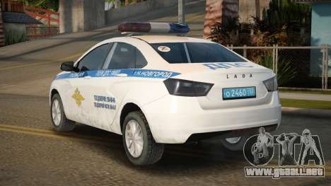 2017 Lada Vesta DPS para GTA San Andreas