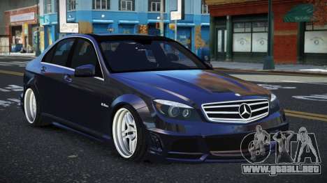 Mercedes-Benz C63 AMG Peluqoj para GTA 4