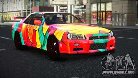 Nissan Skyline R34 Vinor S11 para GTA 4
