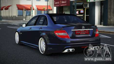 Mercedes-Benz C63 AMG Peluqoj para GTA 4
